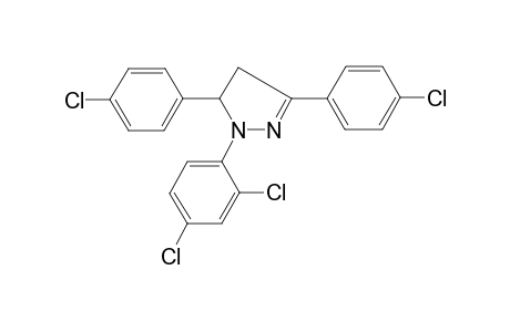 3,5-bis(4-chlorophenyl)-1-(2,4-dichlorophenyl)-4,5-dihydro-1H-pyrazole