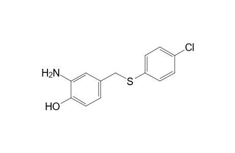 Phenol, 2-amino-4-[[(4-chlorophenyl)thio]methyl]-