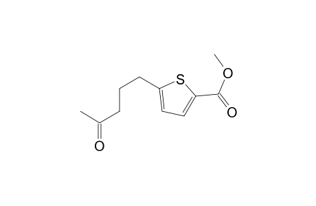 2-Thiophenecarboxylic acid, 5-(4-oxopentyl)-, methyl ester