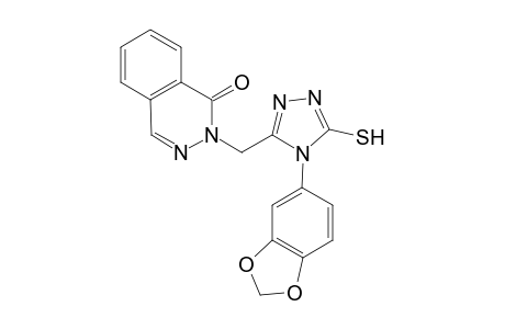 1(2H)-Phthalazinone, 2-[[4-(1,3-benzodioxol-5-yl)-5-mercapto-4H-1,2,4-triazol-3-yl]methyl]-