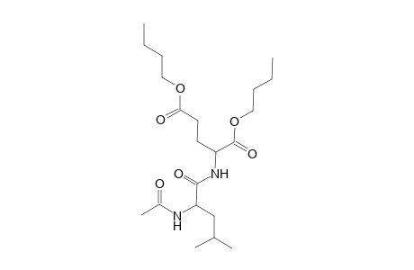 Dibutyl 2-([2-(acetylamino)-4-methylpentanoyl]amino)pentanedioate