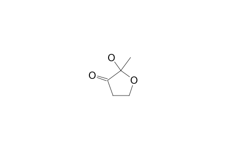 (+/-)-2-HYDROXY-2-METHYL-DIHYDROFURAN-3-ONE