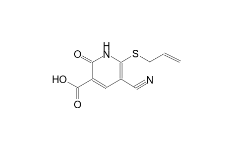 3-pyridinecarboxylic acid, 5-cyano-1,2-dihydro-2-oxo-6-(2-propenylthio)-
