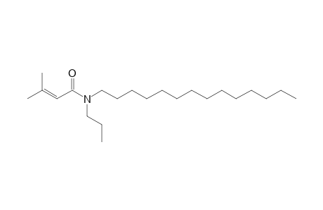 but-2-Enoylamide, 3-methyl-N-propyl-N-tetradecyl-