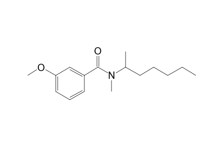 Benzamide, 3-methoxy-N-methyl-N-(hept-2-yl)-