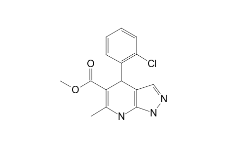 METHYL-4-(2-CHLOROPHENYL)-6-METHYL-4,7-DIHYDRO-1H-PYRAZOLO-[3,4-B]-PYRIDINE-5-CARBOXYLATE
