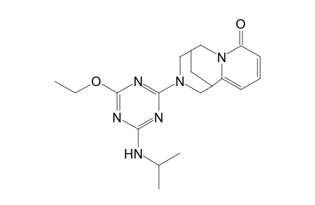 Pyrido[1,2-a][1,5]diazocin-8-one, 3-(4-ethoxy-6-isopropylamino-[1,3,5]triazin-2-yl)-1,2,3,4,5,6-hexahydro-1,5-methano-