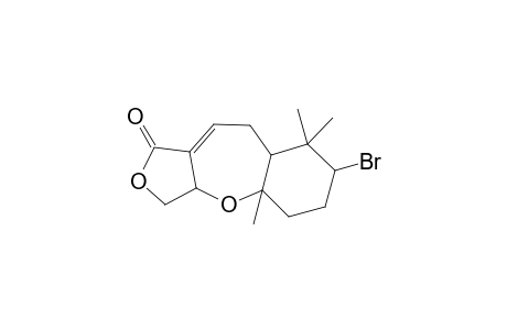 (1S,12S)-12-bromo-1,11,11-trimethyl-2,5-dioxatricyclo[8.4.0.0<3,7>]tetradec-7-en-6-one