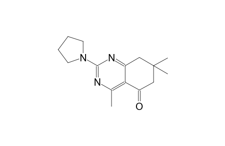 5(6H)-quinazolinone, 7,8-dihydro-4,7,7-trimethyl-2-(1-pyrrolidinyl)-