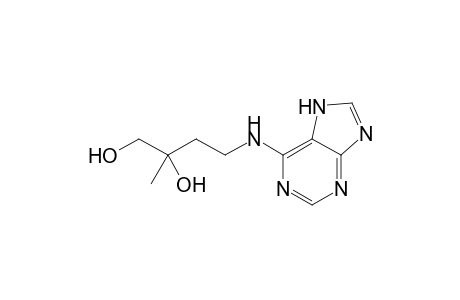 2-Methyl-4-(purin-6-ylamino)butane-1,2-diol