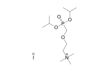 2-[di(propan-2-yloxy)phosphorylmethoxy]ethyl-trimethylazanium iodide