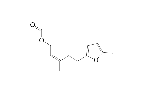 Z-Formic acid 3-methyl-5-(5-methyl-furan-2-yl)-pent-2-enyl ester