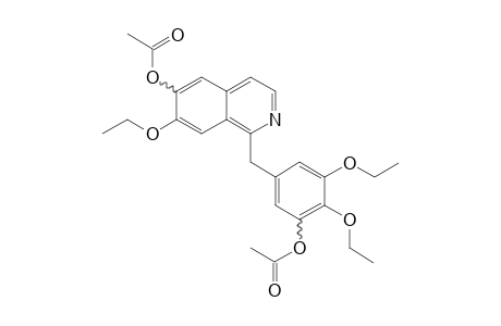 Ethaverine-M (O-deethyl-HO-) 2AC