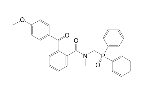 N-Diphenylphosphinoylmethyl-N-methyl-2-(4-methoxybenzoyl)benzamide