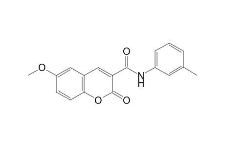 N-(3-Methylphenyl)-6-methoxycoumarin-3-carboxamide