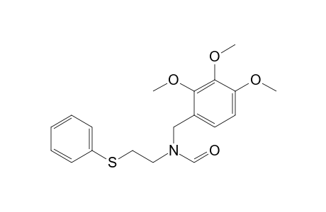 N-(2,3,4-Trimethoxybenzyl)-N-[2-(phenylsulfanyl)ethyl]formamide
