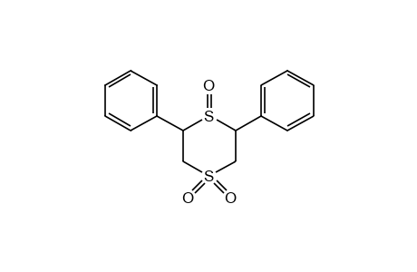 2,6-DIPHENYL-p-DITHIANE, 1,4,4-TRIOXIDE
