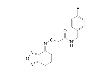 Acetamide, 2-[[[6,7-dihydro-2,1,3-benzoxadiazol-4(5H)-yliden]amino]oxy]-N-[(4-fluorophenyl)methyl]-