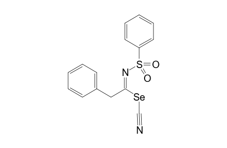 (1Z)-2-Phenyl-N-(phenylsulfonyl)ethanimidoyl Selenocyanate