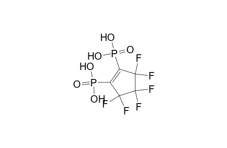 (3,3,4,4,5,5-hexafluoro-2-phosphono-1-cyclopentenyl)phosphonic acid