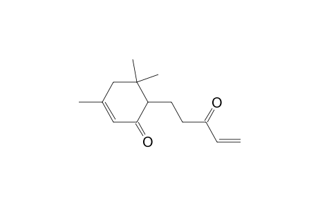 2-Cyclohexen-1-one, 3,5,5-trimethyl-6-(3-oxo-4-pentenyl)-, (.+-.)-