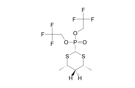 R-2-[BIS-(2,2,2-TRIFLUOROETHOXY)-PHOSPHORYL]-C-4,C-6-DIMETHYL-1,3-DITHIANE