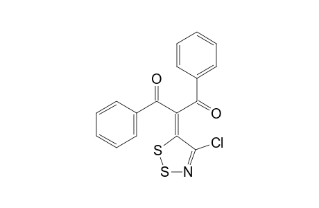 2-(4-Chloranyl-1,2,3-dithiazol-5-ylidene)-1,3-diphenyl-propane-1,3-dione