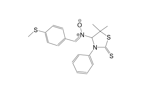 2-thiazolidinethione, 5,5-dimethyl-4-[(Z)-[[4-(methylthio)phenyl]methylene]oxidoamino]-3-phenyl-