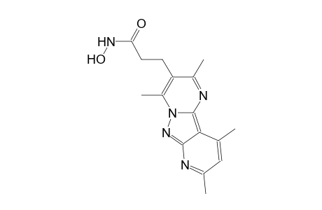 pyrido[2',3':3,4]pyrazolo[1,5-a]pyrimidine-3-propanamide, N-hydroxy-2,4,8,10-tetramethyl-
