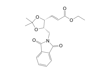 (E)-3-[(4R,5S)-2,2-dimethyl-5-(phthalimidomethyl)-1,3-dioxolan-4-yl]acrylic acid ethyl ester