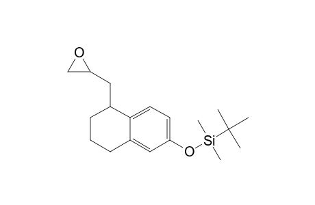 3-(6-TERT.-BUTYLDIMETHYLSILOXY-1,2,3,4-TETRAHYDRO-1-NAPHTHYL)-1,2-EPOXYPROPANE;DIASTEREOMER-#1