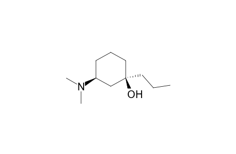 (cis)-1-n-propyl-1-hydroxy-3-(dimethylamino)cyclohexane