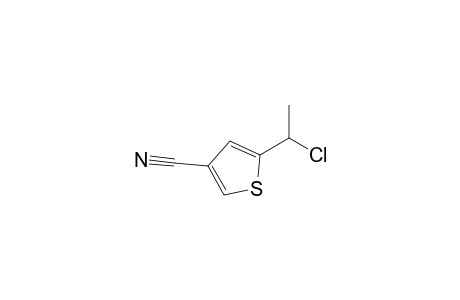5-(1-Chloroethyl)-3-thiophenecarbonitrile
