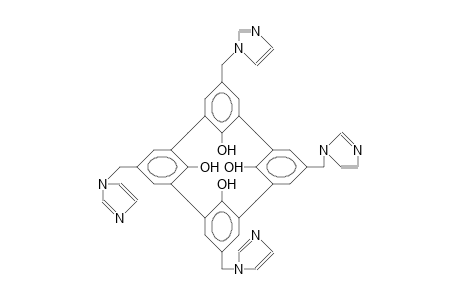 5,11,17,23-Tetrakis(N-imidazolino-methyl)-25,26,27,28-tetrahydroxy-calix(4)arene