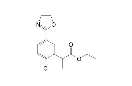 Ethyl 2-(2-chloro-5-(4,5-dihydrooxazol-2-yl)phenyl)propanoate