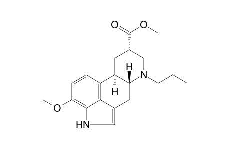14-methoxy-6-propylergoline-8alpha-carboxylic acid, methyl ester