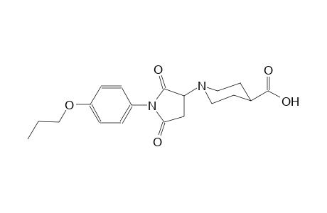 4-piperidinecarboxylic acid, 1-[2,5-dioxo-1-(4-propoxyphenyl)-3-pyrrolidinyl]-