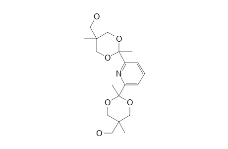 2,6-BIS-(2,5-DIMETHYL-5-HYDROXYMETHYL-1,3-DIOXANE-2-YL)-PYRIDINE