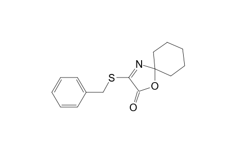 1-Oxa-4-azaspiro[4.5]dec-3-en-2-one, 3-[(phenylmethyl)thio]-