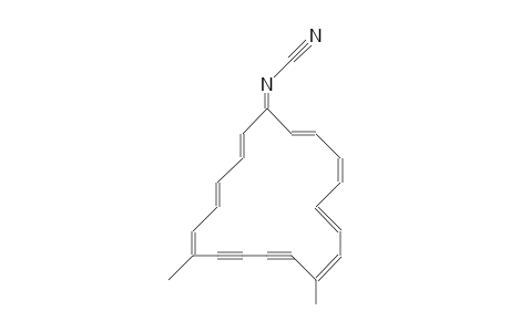 N-Cyano-9,14-dimethyl-cyclononadeca-2,4,6,8,14,16,18-heptaene-10,12-diynylidenamine