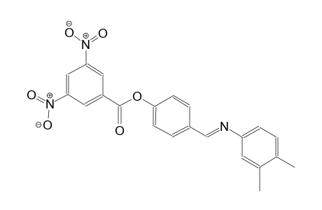phenol, 4-[(E)-[(3,4-dimethylphenyl)imino]methyl]-, 3,5-dinitrobenzoate (ester)
