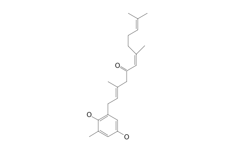 2-[(2'E,6'Z)-5'-Oxo-3',7',11'-trimethyldodeca-2',6',10'-trienyl]-6-methylhydroquinone