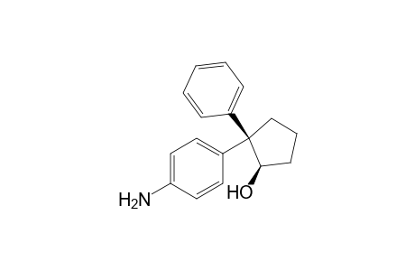 Cyclopentanol, 2-(4-aminophenyl)-2-phenyl-, cis-