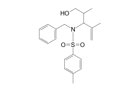 Benzenesulfonamide, N-[1-(2-hydroxy-1-methylethyl)-2-methyl-2-propenyl]-4-methyl-N-(phenylmethyl)-