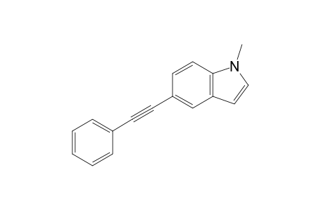 1-Methyl-6-(phenylethynyl)-1H-indole