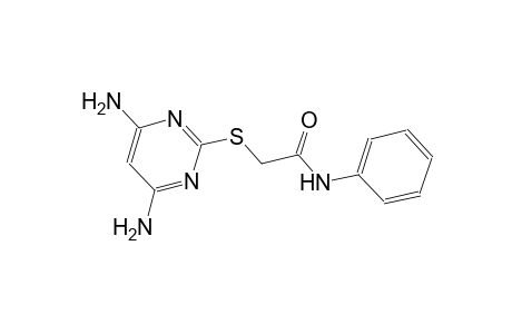 2-[(4,6-diamino-2-pyrimidinyl)sulfanyl]-N-phenylacetamide