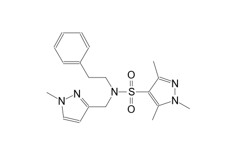 1H-pyrazole-4-sulfonamide, 1,3,5-trimethyl-N-[(1-methyl-1H-pyrazol-3-yl)methyl]-N-(2-phenylethyl)-