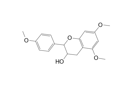 2H-1-Benzopyran-3-ol, 3,4-dihydro-5,7-dimethoxy-2-(4-methoxyphenyl)-, (2R-cis)-
