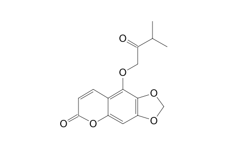 5-(3-METHYL-2-OXOBUTYLOXY)-6,7-METHYLENEDIOXYCOUMARIN