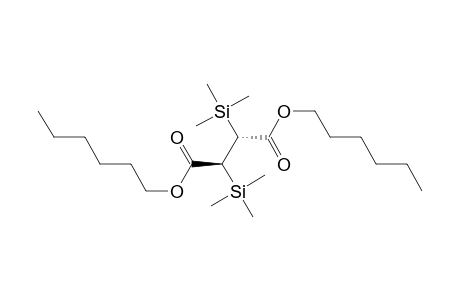 (2R,3S)-2,3-bis(trimethylsilyl)butanedioic acid dihexyl ester